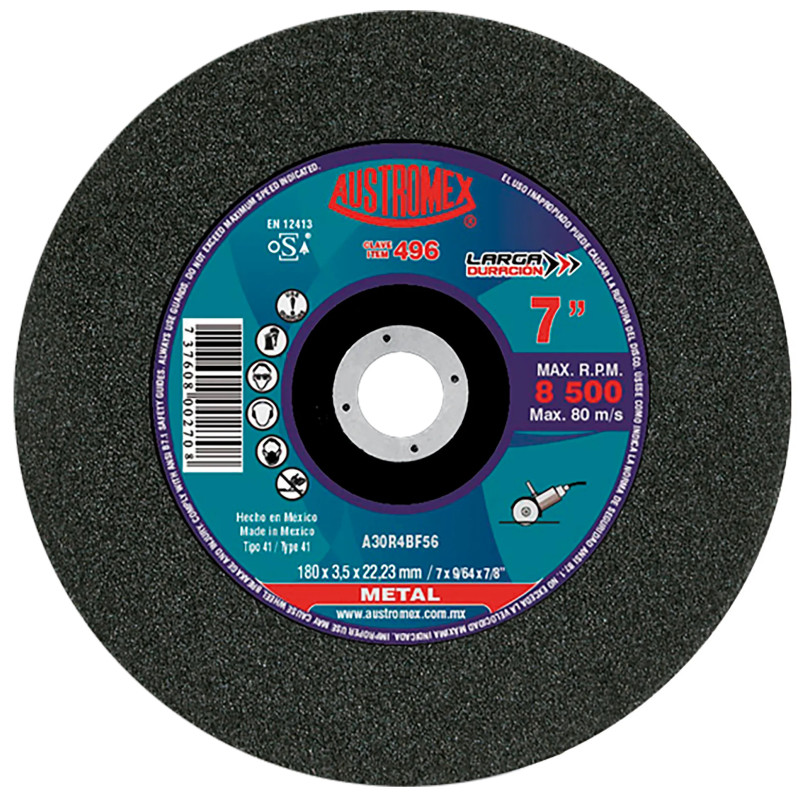 Disco abrasivo 496 Disco abrasivo 496
